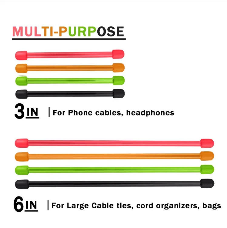 10 шт./лот аптечки для первой помощи кабельные стяжки резиновые 3 дюйма нескользящие резиновые материалы луч порт в комплекте держатель кабеля