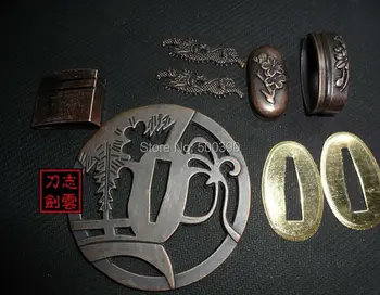 

A Suit Of Alloy Tsuba Guard for Japanese Samurai Sword Katana @2020