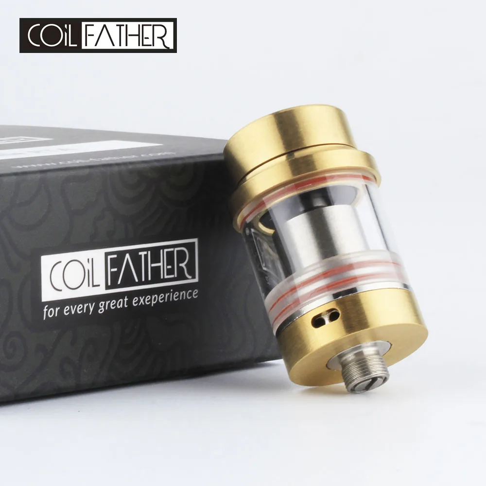 

Coil Father Smile RTA Tank Atomizer 22mm Diameter RDA Screwdrive fit for 810 Electronic Cigarette Vape Box Mod Vaporizer