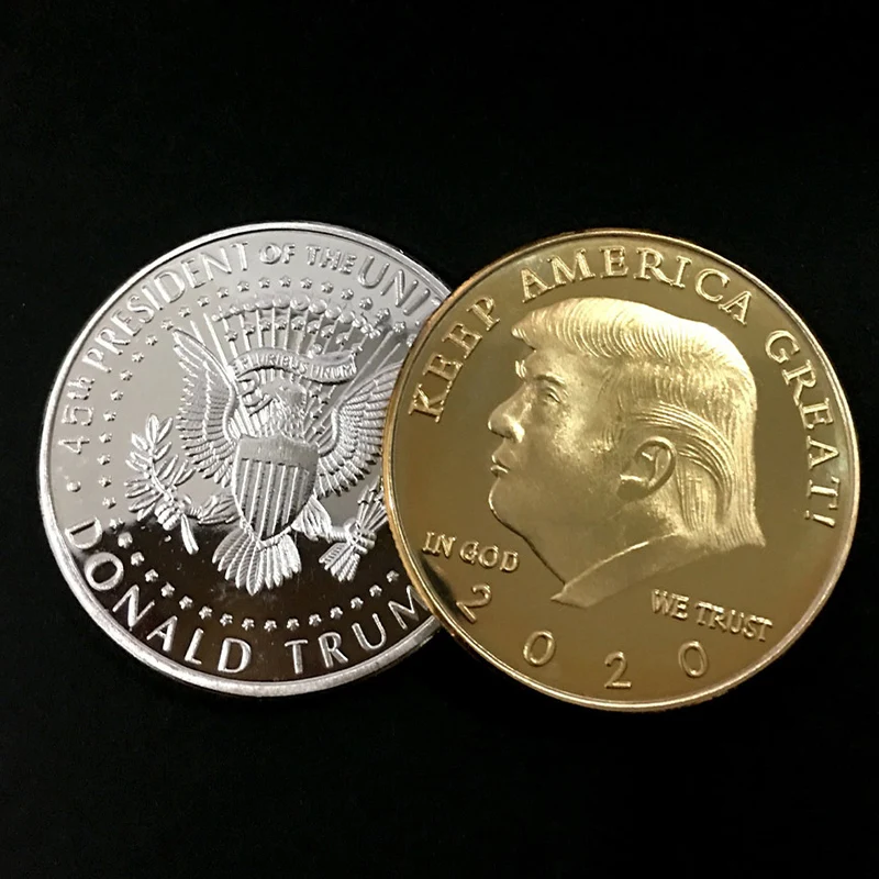 

New 2020 Trump President COINS Collectible Gift Metal Coin Art Collection Physical Gold Commemorative Coins