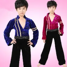 Детские производительность Костюмы для латиноамериканских танцев платье детская одежда мальчика Костюмы для латиноамериканских танцев танец рубашка Танцы костюмы Обувь для мальчиков Костюмы для латиноамериканских танцев Танцы одежда