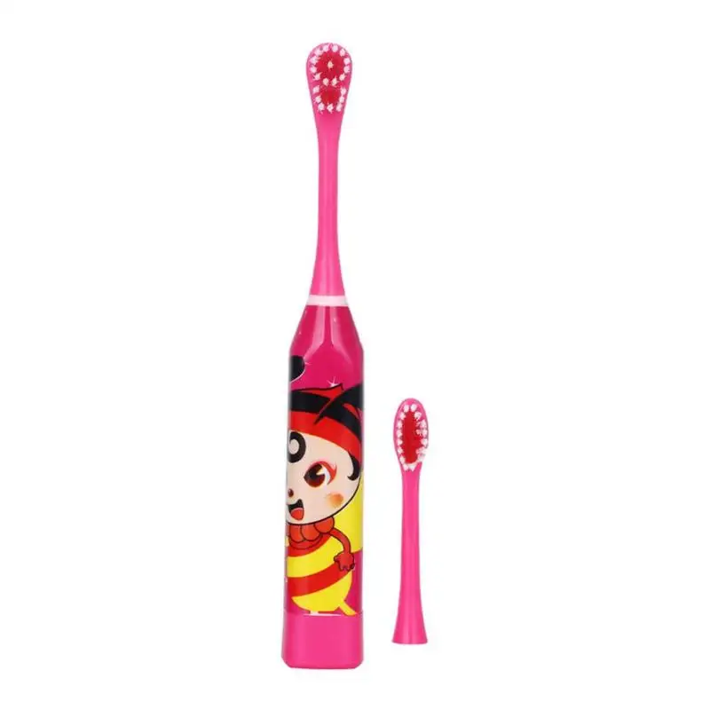 Electric Toothbrush for Children Gum Care Rotation Vitality Cartoon Oral Health Soft Tooth Brush for Kids Battery Powered Electric Toothbrush for Children Gum Care Rotation Vitality Cartoon Oral Health Soft Tooth Brush for Kids Battery Powered