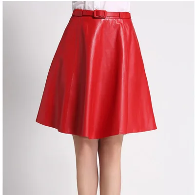 

2019 New Fashion Genuine Sheep Leather Skirt G4