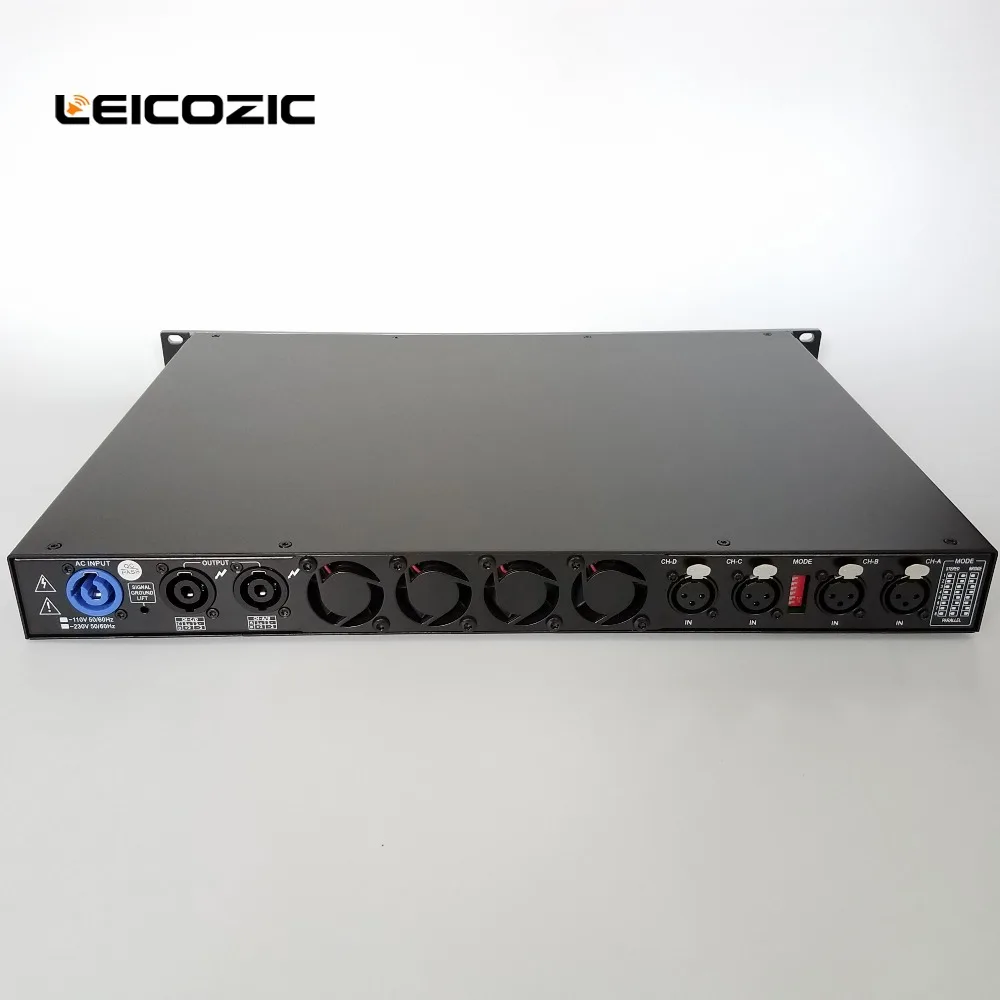 Leicozic DX4350 4 канала профессиональные усилители импульсный усилитель мощности аудио 1u amps 550 Вт amplificador аудио усилитель цифровой