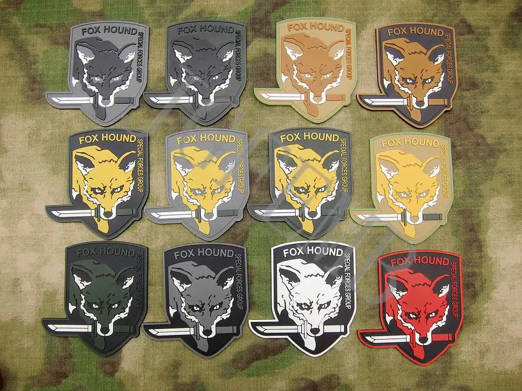 

Metal Gear Solid MGS FOXHOUND SPECIAL FORCE GROUP 3D PVC patch