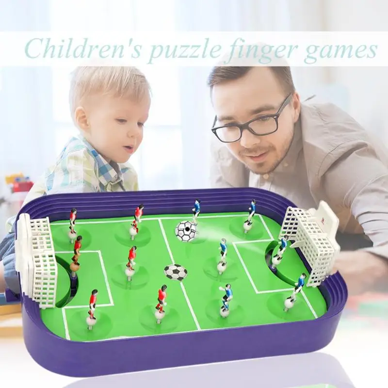 Детская Спортивная игрушка, мини настольный футбол, настольная игра, настольная модель футбольного поля, строительные блоки, Детская футбольная игрушка для мальчиков, спортивный подарок