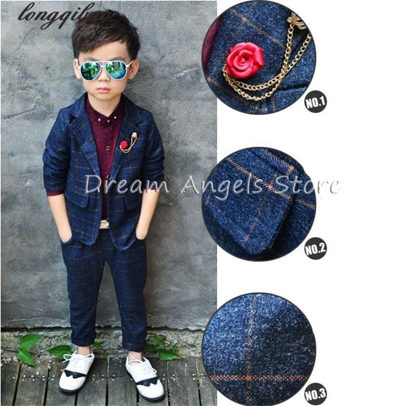 Retro gentleman style Boy's suits tailor suit Blazer suits for boy 2 piece(Jacket+Pants) The suits Groom Tuxedos Flower girl Retro gentleman style Boy's suits tailor suit Blazer suits for boy 2 piece(Jacket+Pants) The suits Groom Tuxedos Flower girl