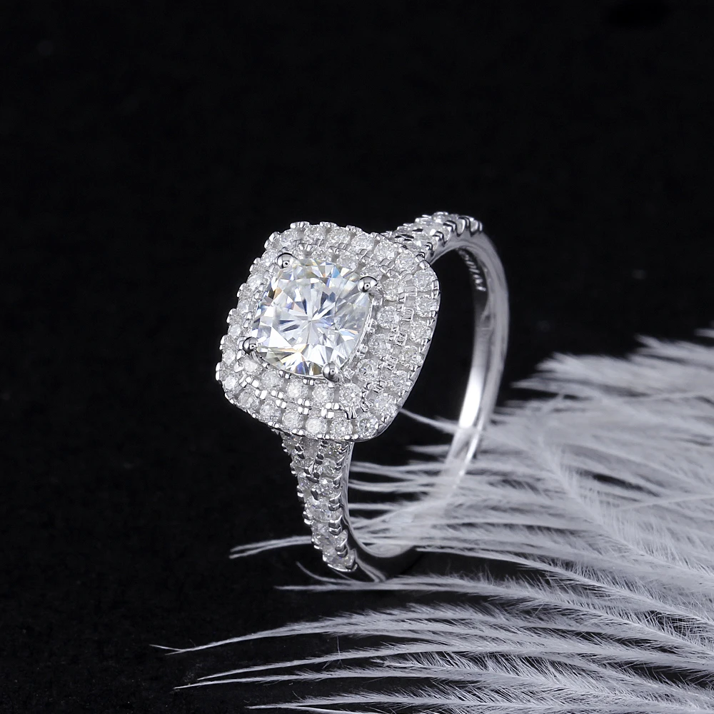 double halo moissanite engagement ring for women (7)