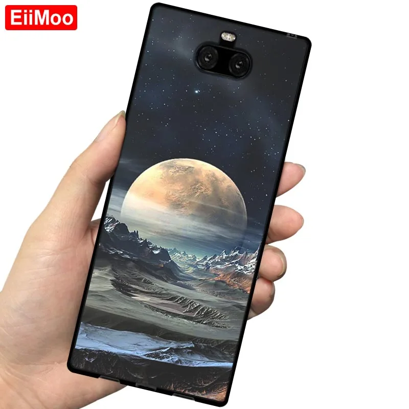 EiiMoo силиконовый чехол-накладка для sony Xperia 10 Plus, матовый тонкий мягкий ТПУ чехол-накладка для sony Xperia 10, чехол-накладка - Цвет: 9