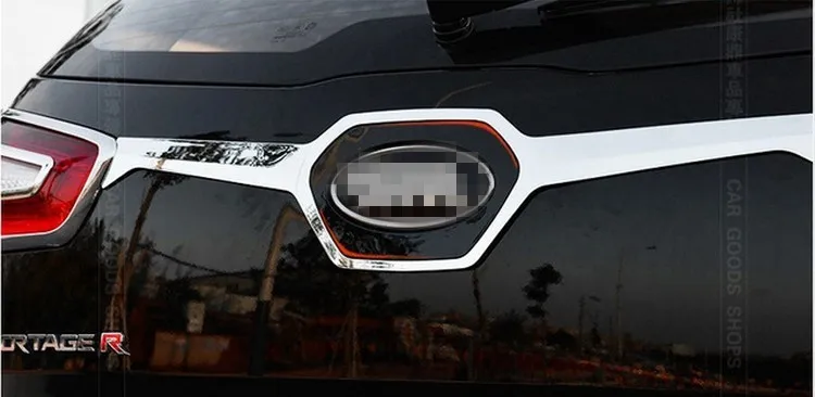 

2011 2012 2014 201 fit for KIA Sportager high quality chrome-plated accessories chrome trunk lid/cover (near the logo)