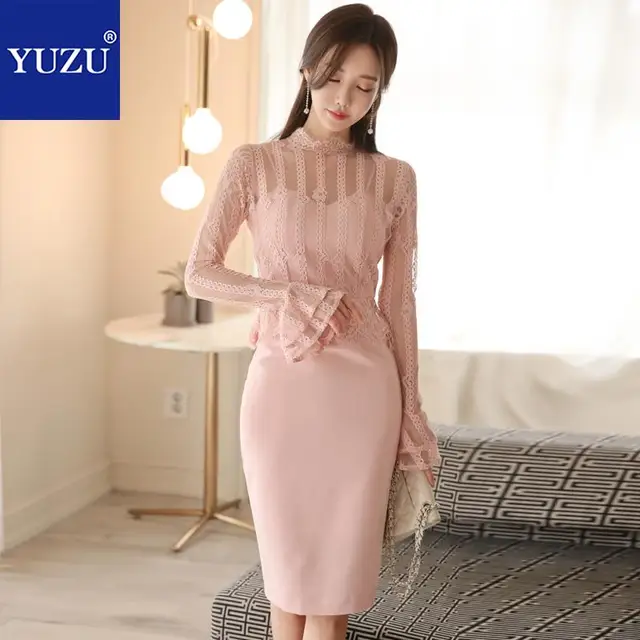 Sexy Pink Knee Length Dresses