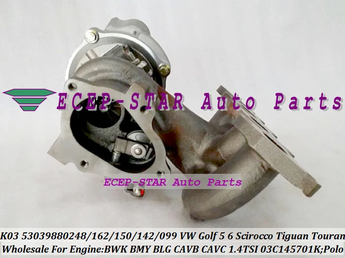 K03 53039880248 53039880162 Turbocharger turbo For VW Golf Golf Polo Scirocco Tiguan Touran 1.4L TSI BWK BLG CAVB 170HP (6)