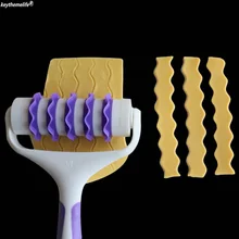 Keythemelife для рельефной отделки тортов резак украшение торта сахарата инструмент пластик торт Скалка тиснение ролик инструменты для выпечки B