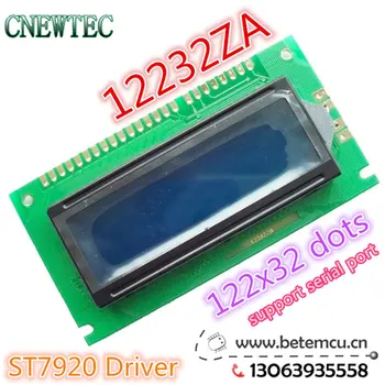 

1PCS 12232ZA 122x32 Dots Graphic Blue Color Backlight LCD Display module ST7920 Controller New