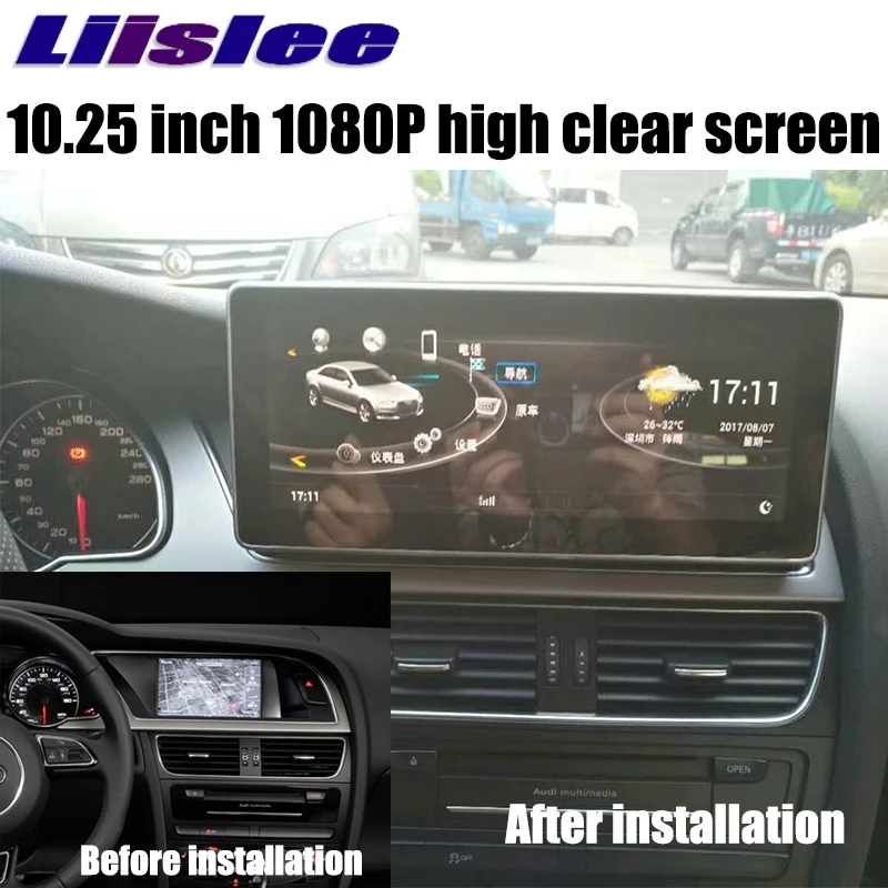 Lislee Car Multimedia Player NAVI For Audi A5 8T 2007~2016 Original Car System inch Radio Stereo WIFI MAP GPS Screen Navigation 6