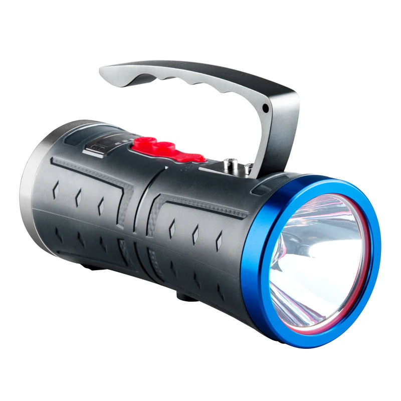 SHENYU двойной светильник портативный светодиодный поисковый светильник синий рыболовный светильник встроенный аккумулятор USB Перезаряжаемый мощный фонарь дальнего действия