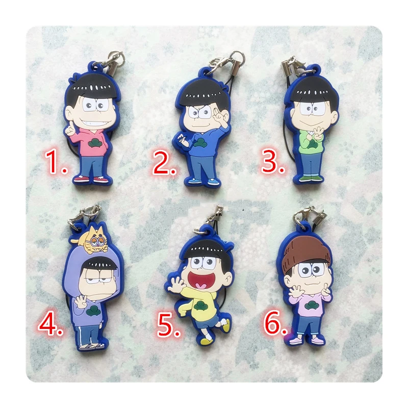 1 шт. Osomatsu-san Mr osomatsu san Karamatsu Osomatsu Karamatsu Choromatsu акриловый брелок для ключей сумка Подвеска для телефона коллекционная