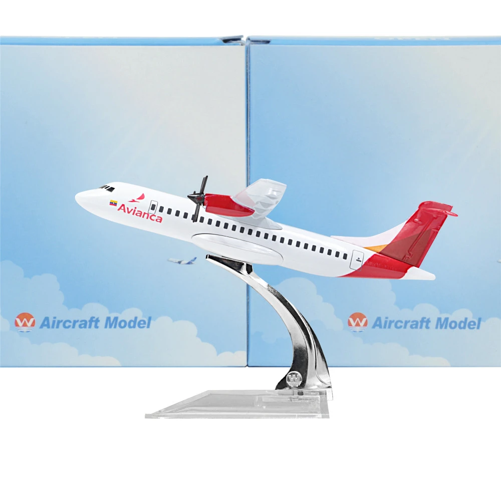 Colombie Avianca Atr 60 Blanc 14 Cm Avion Enfant D Anniversaire Cadeau Avion Modeles Jouets Livraison Gratuite Cadeau De Noel Aliexpress