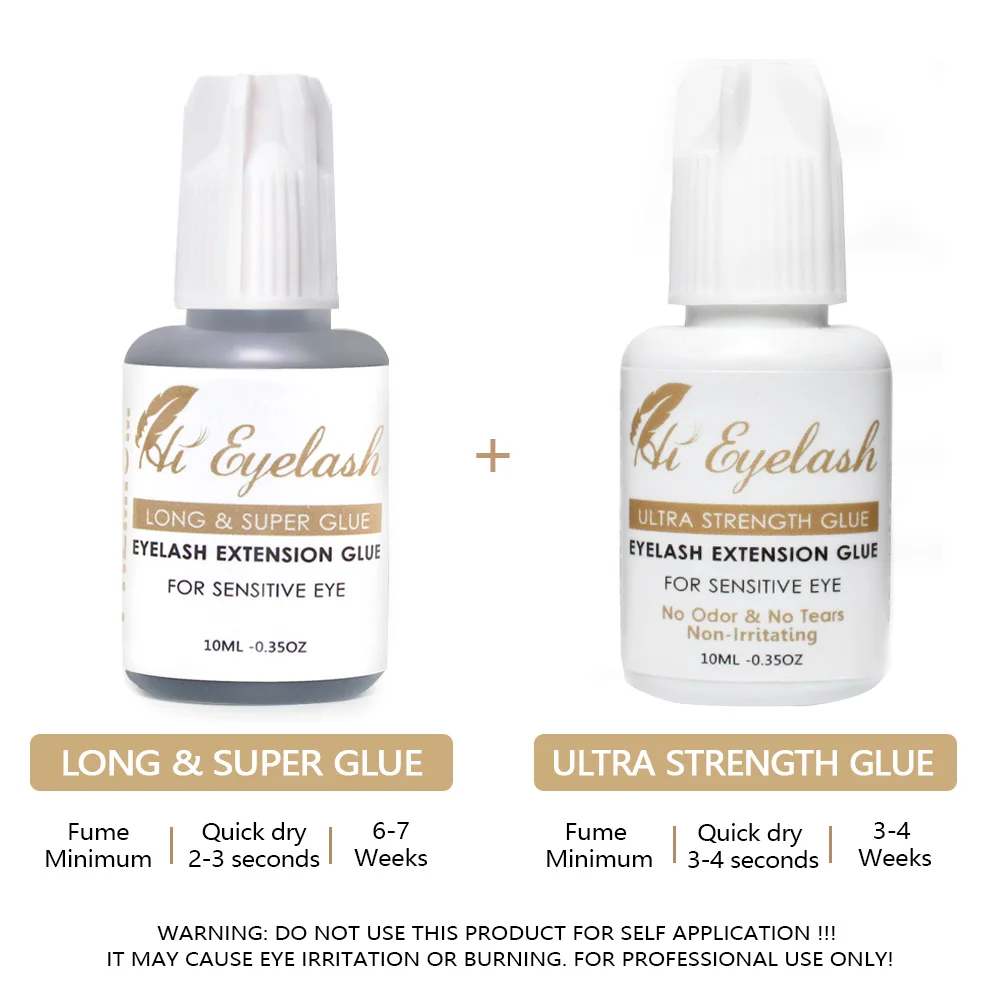 

10ML 2-3seconds Eyelash Extension Super Glue Professional Made In Korea and 3-4Seconds Eyelash Extension Super Glue