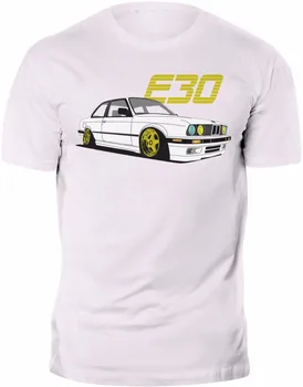 

New T-Shirt Retro Germany E30 M Power Beauty Beast 100% Cotton Custom Print men 2019 Summer Round Neck Men's Tee Shirt