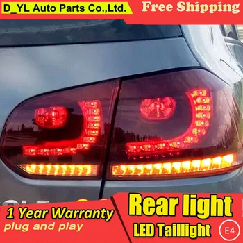 

Car Styling Tail light Accessories for VW Golf 6 LED Taillights 2009-2012 Golf mk6 Tail Lamp Rear Lamp DRL+Brake+Park+Signal led