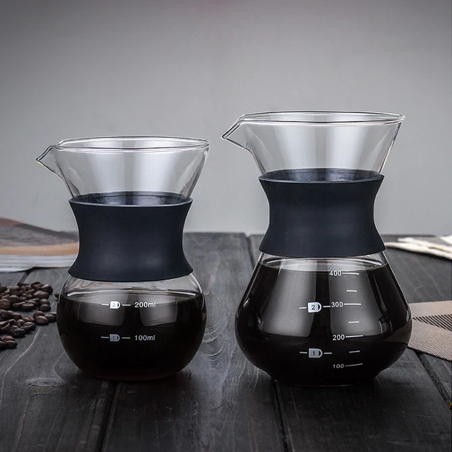 Special Offers Glass Classic Coffee Pot 200/400ML Pour Over Coffeemaker With Steel Filter Percolator Drinkware Kitchen Accessories Coffee Tools Special Offers Glass Classic Coffee Pot 200/400ML Pour Over Coffeemaker With Steel Filter Percolator Drinkware Kitchen Accessories Coffee Tools
