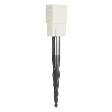1Pc R1*D6*30.5*75 Taper Ball Nose End Mill Carbide Coated Cone CNC Router Bit For Milling Cutter Slotting For The Mill
