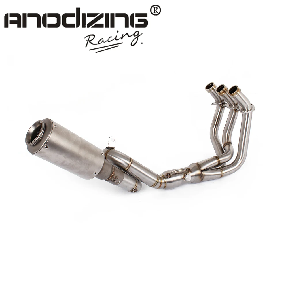 

Motorcycle Modified Exhaust Muffler with Full System pipe FOR YAMAHA FZ-09 MT-09 FZ 09 MT 09 2014-2017(not for Tracer)