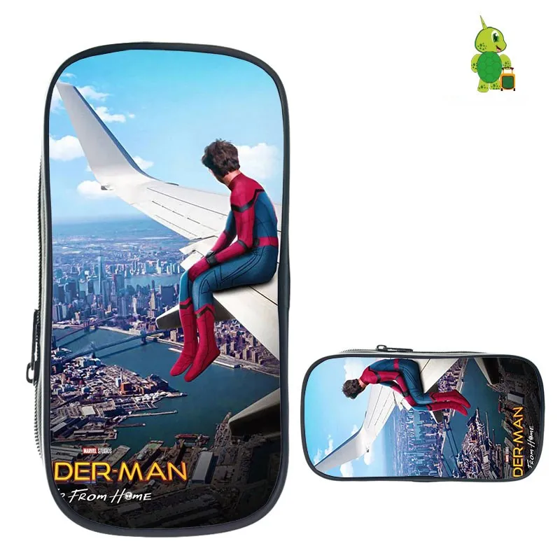 Spider Man Far From Home Pencil Case for Boys Girls Stationery Storage Bags Cosmetic Bag Kids School Supplies Makeup Bag - Color: 16