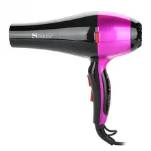 Профессиональный электрический фен для волос с отрицательными ионами, термостатический фен для волос 220 В