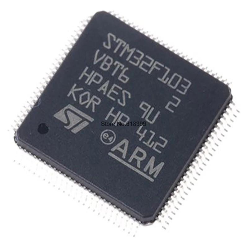 Mcu 32-бит Stm32F1 Arm Cortex M3 Risc 128Kb Flash Lqfp Stm32F103 цена Ic Lqfp100 Stm32F103Vbt6