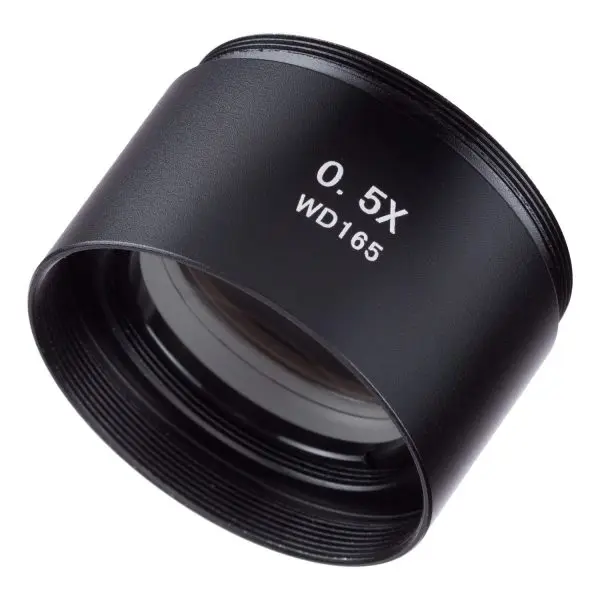

Scientific Professional Microscope lens Auxiliary objectives 0.5X WD165mm for SZMN stereo microscope objective lens 0.5x