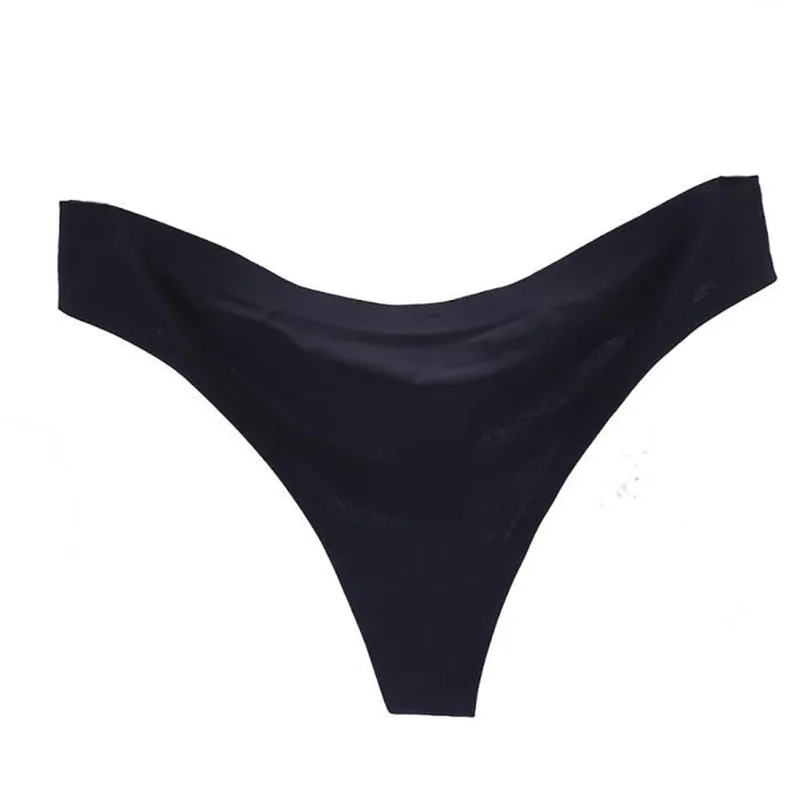 

Women Invisible Seamless Underwear Thong Cotton Spandex Gas Crotch Soft panty Homewear underwear Tanga para mujer 2019 cp