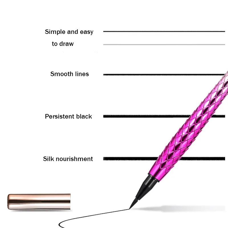 

Super Black Waterproof Liquid Eyeliner Pencil Eye Liner Pen Lady Cosmetics Make Up Eye Marker Beauty Essentials Eyeliner Contour