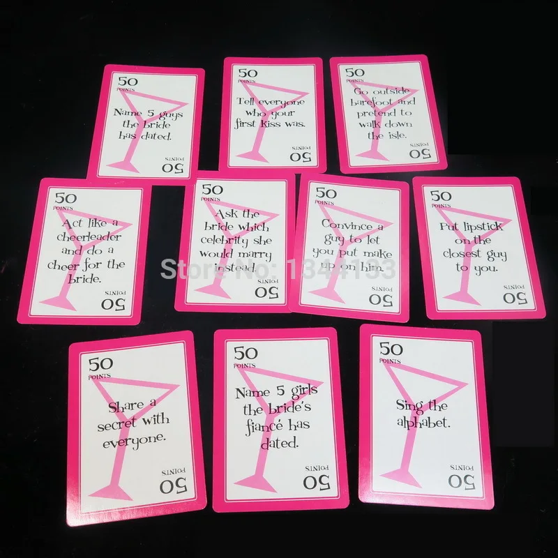10pcs Hen Party Dare Card For Bachelorette And Event 10pcs Hen Party Dare Card For Bachelorette And Event Supplies Wedding Cards Decoation Free Shipping In Favors From Home