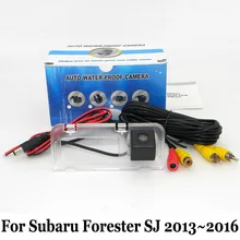 Стоянка для автомобилей Камера Для Subaru Forester 4-й SJ 2013 ~ 2016/RCA AUX Проводной Или Беспроводной HD Широкоугольный Объектив Анг Ночного Видения Заднего Вида камера