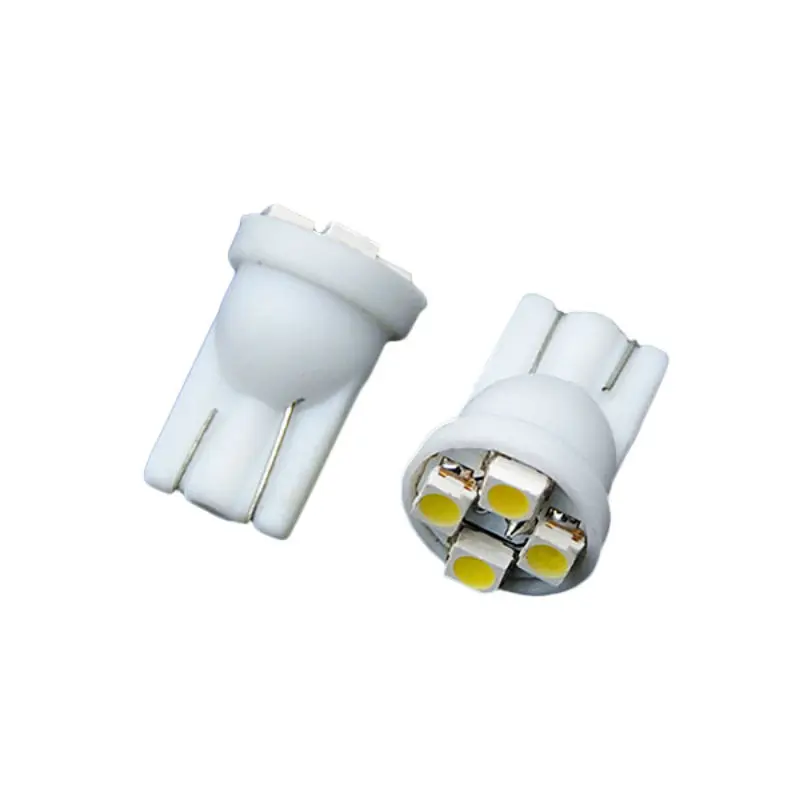 Новинка 10 шт. 12 В T10 4 SMD СВЕТОДИОДНЫЙ Автомобильный светильник на танкетке