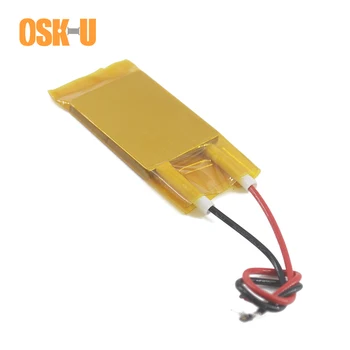 

2PCS Thermostatic PTC Heating Element 220V 30x24x3mm 280 Celsius Degree Constant Temperature PTC Heater Plate Insulated Film