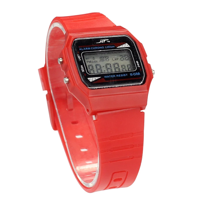 

2017 LED Digital Sports Watches Women Men Fashion Rubber Waterproof Watch Multi Function Wrist Watches Free Shipping SUNSHINE