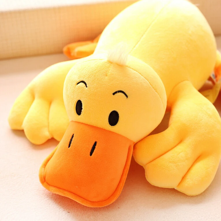 1pc New 40CM Rubber Duck Plush Toy Staffed Lovely Little Duck Plush