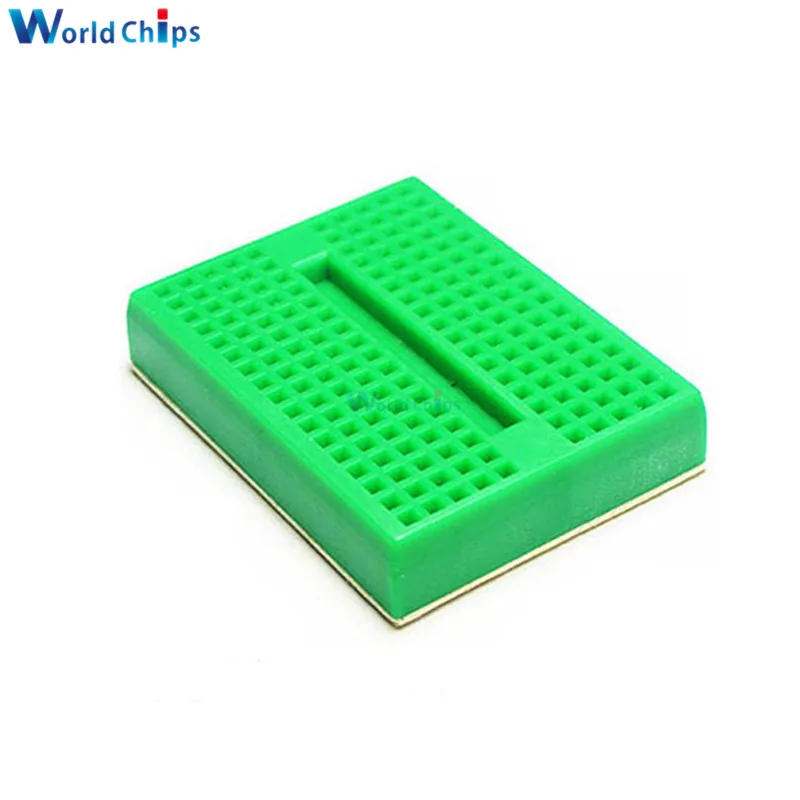 

Mini Green Solderless Prototype Breadboard 170 Tie-points for Arduino Shield