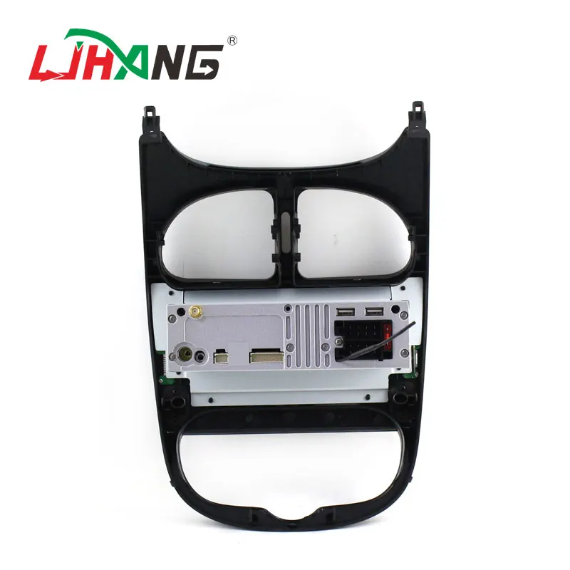 Perfect LJHANG 9" Android 9.0 Car Radio Multimedia Player For Peugeot 206 2000-2014 2015 2016 GPS Navi 1DIN Auto Stereo HeadUnit WIFI fm 3