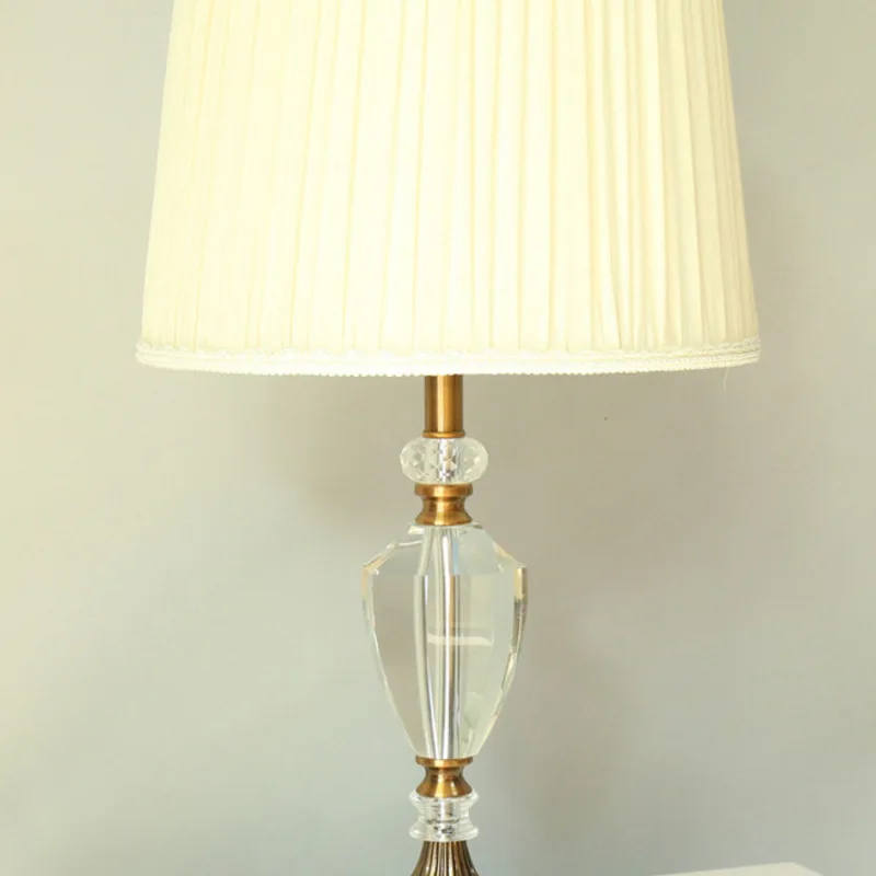 

Desk Table Lamp crystal K9 home lights decor table lights bulb lamp modern home decoration table lamps bedroom bedside lamp E27