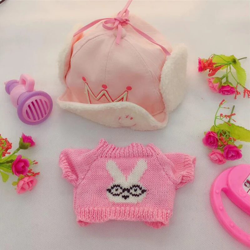 

30cm Cafe Mimi Yellow Duck Plush Toys stuffed animals Clothes Hats Plush Accessories Birthday GiftsToys for Girls