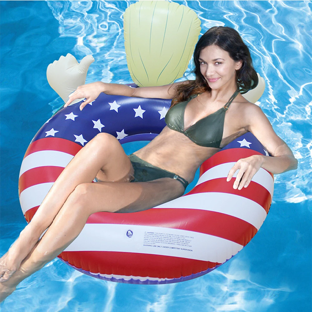 Donald Trump Swimming Floats Fun Inflatable Pool Raft Float Party 