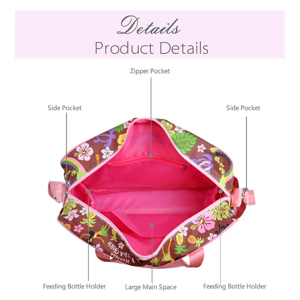 Mummy Bag Fashion Tote Nappy Baby Bag Cross-body Multifunctional Mummy Bag Maternity Shoulder Diaper Travel Bag