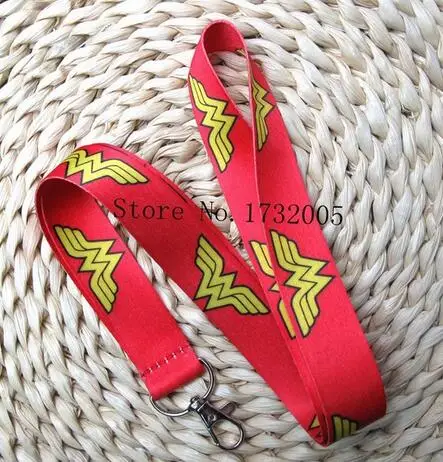 

wonder women 1 pcs Lanyard Neck Strap for keys ID Card Mobile Phone Straps for Badge Holder DIY Hang Rope VV-8