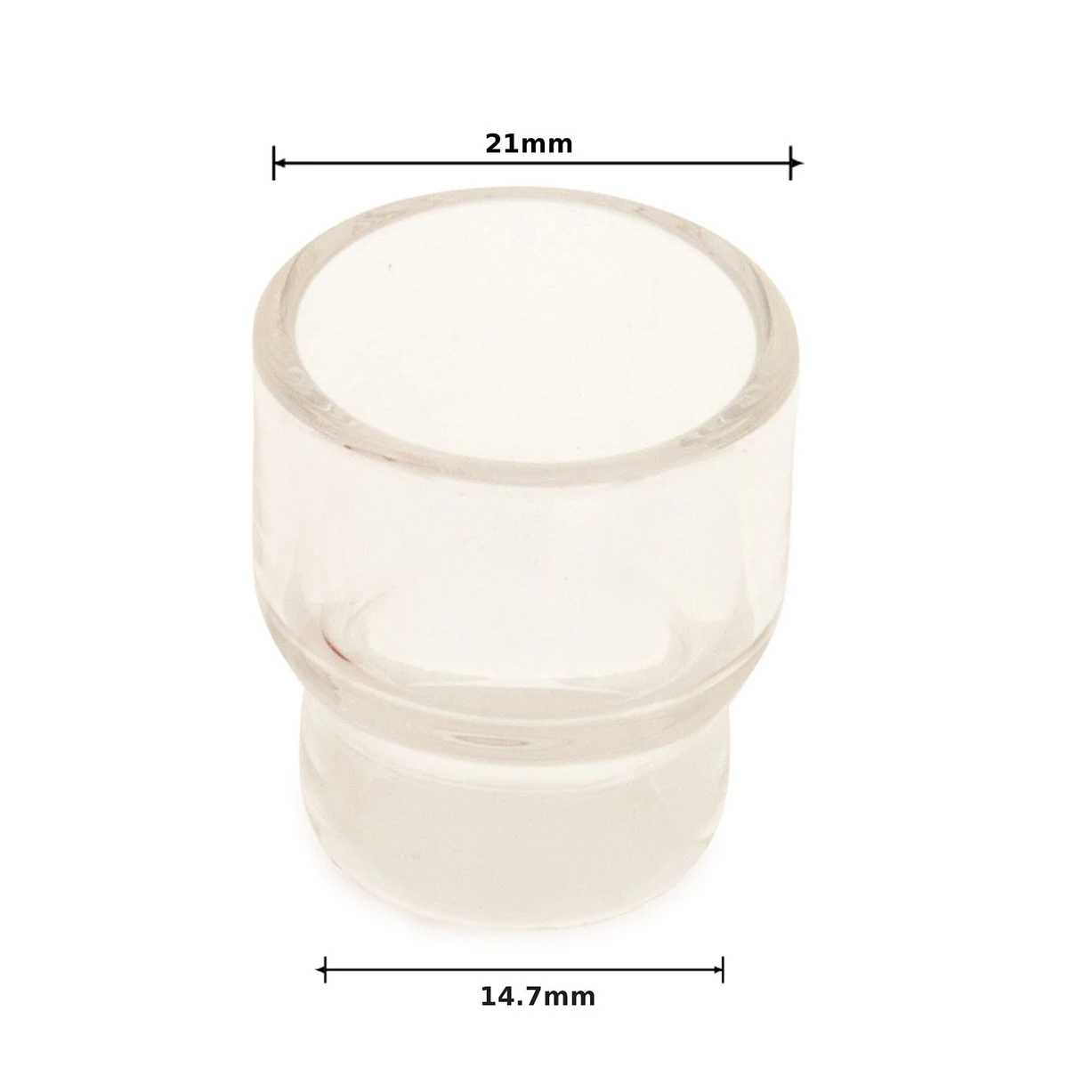 New Pyrex Welding Cup for WP-9/17 Tig Torches Gas Lens 1.6mm and 2.4mm #12 Size Mayitr Pyrex Cup Tig Welding Kit with Filters
