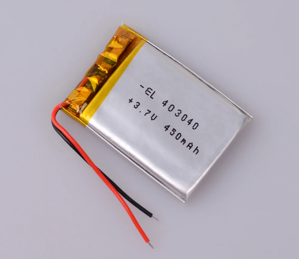 3,7 V литий-полимерный аккумулятор 403040 450mAh для проигрывателя xduoo x2 заменен