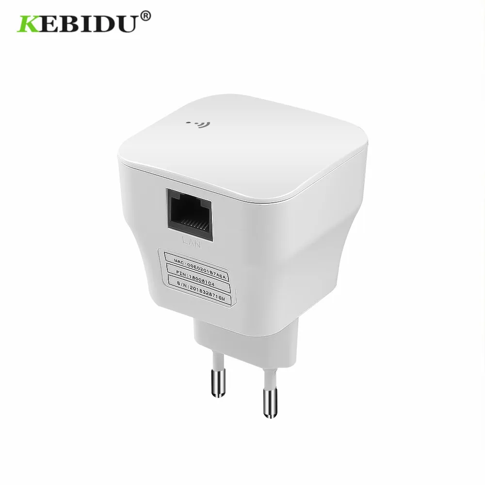 

KEBIDU Wireless WIFI Repeater 300Mbps Network Antenna Wifi Extender Signal Amplifier 802.11n/b/g Signal Booster Repetidor Wifi